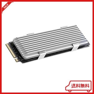 M.2 2280 SSD専用ヒートシンク 熱暴走対策 DEEAR SSD専用放熱 アルミニウム合金ヒートシンク PC/PS5 M.2 PCIE NVME SSDをサポート ルシリ