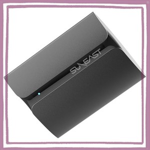 SUNEAST 外付けSSD 512GB 超小型 コンパクト ポータブルSSD USB3.1 TYPE-C 最大読込速度560MB/秒 PS4 PS5 動作確認済み USB TYPE-C 変換