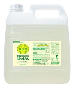 業務用 ミヨシ石鹸 無添加お肌のための洗濯用液体せっけん 4L