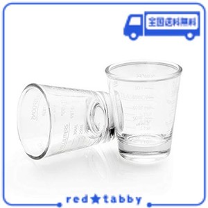 ショットグラス エスプレッソ 1OZ/30ML 計量カップ 目盛り付き 厚み強化 耐熱ガラス製 お酒グラス ワイングラス エスプレッソマシン 居酒