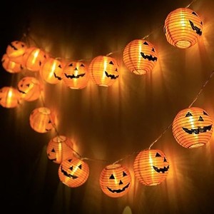 SIAWADEKY ハロウィン飾り カボチャライト 20個LED電球 直径7CM LEDライト USB充電式 笑顔 かぼちゃん パンプキンライト 飾りライト パー