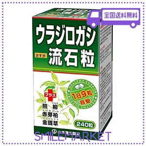 山本漢方製薬 ウラジロガシ 流石粒 240粒