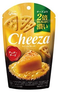 江崎グリコ 生チーズのチーザ チェダーチーズ 40G×10個 おつまみチーズ ワインに合う スナック菓子