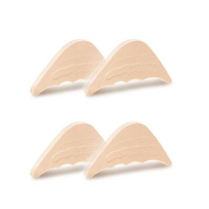 【BEAUTY PLAYER】つま先 クッション 靴 サイズ調整 靴ずれ防止パッド かかとパッド 前足パッド 2 足 セット (ホワイト*2)