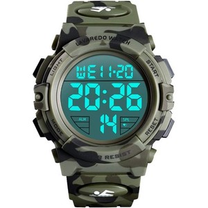 腕時計 メンズ デジタル 50メートル防水 日付 曜日 アラーム LED表示 多機能付き 防水腕時計 スポーツウォッチ おしゃれ アウトドア デジ