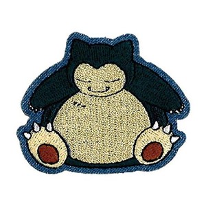 ミノダ ポケモン ししゅうシール デニム カビゴン t01r1268