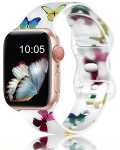 WITZON APPLE WATCHバンドシリーズ8/7/6/5/4/3/2/1/SE/ULTRA IWATCH 38MM 40MM 41MM 42MM 44MM 45MM 49MMバンド 女性用 かわいいプリント