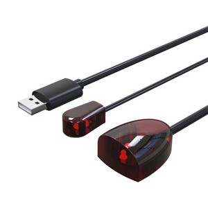 ALIOAY 赤外線リモコンリピーター エクステンダーリ 赤外線リモコン接収器 信号発射器 USBアダプター