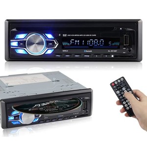 POLARLANDER BLUETOOTHカーラジオリモートおよびハンズフリーでのダッシュ車1DIN FM USB SDの補助入力DVD CDプレーヤーで