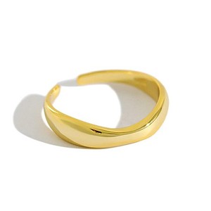 [PASUROHU] ウェーブリング K18 18金コーティング シルバー925 レディース メンズ 指輪 人気 シルバーリング ゴールド プラチナ フリーサ