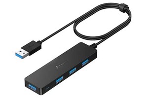 ACEELE USB ハブ 4 USB ポート USB 3.0 ウルトラスリム ハブ, USB ハブ 120CM 延長ケーブル 5GBPS 超高速 軽量 PC MACBOOK/CHROMEBOOK WI