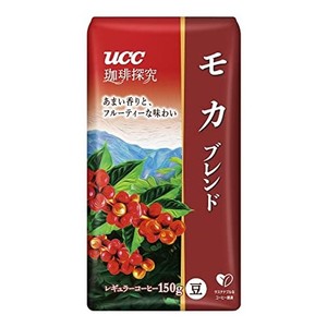 UCC 珈琲探究 炒り豆 モカブレンド 150G×3個 レギュラーコーヒー(豆)