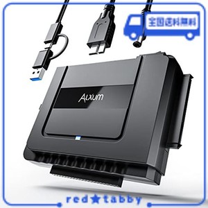 ALXUM SATA IDE 変換アダプタ 両方対応 IDE USB変換ケーブル 2.5/3.5インチHDD SSD 光学ドライブに対応 ハードディスク変換アダプター 12