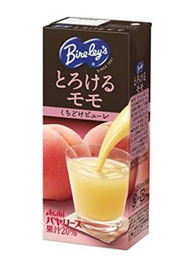 アサヒ飲料 バヤリース とろけるモモ (LL) 紙パック スリム 250ML×24本 [ ももジュース ] [ 果汁 ] [ フルーツ ]