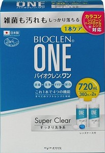 バイオクレン ワン スーパークリア 360ML×2本 (コンタクトケア用品)