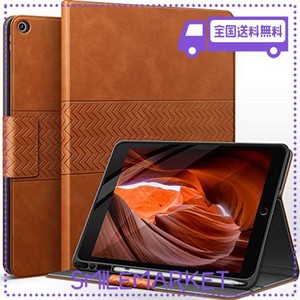 AUAUA IPAD 9/8/7世代 ケース PUレザー ペン収納 IPAD 10.2 ケース(2021/2020/2019) IPAD 7世代 ケース兼用 手帳型 ひび割れ防止 耐衝撃 