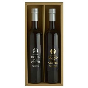 瓶詰 アイスコーヒーギフト　KOUFUKUYA ICE COFFEE LIQUD 2本ギフトセット　500ML (ビター＆スイート/無糖)