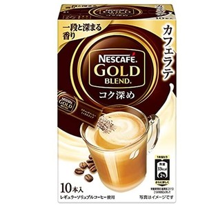 ネスカフェ ゴールドブレンド コク深め スティックコーヒー カフェラテ 10P×6箱