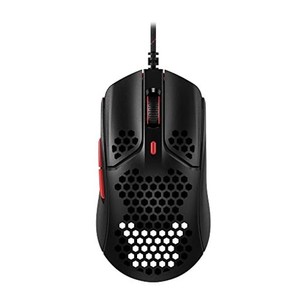 HYPERX PULSEFIRE HASTEゲーミングマウス ゲーマー向け 超軽量六角シェルデザイン 59グラム ブラック 2年保証 4P5E3AA