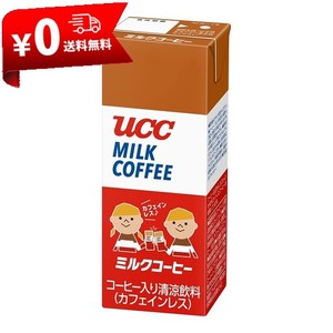 UCC 液体 ミルクコーヒー カフェインレス (紙パック) 200ML×24本
