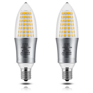 LED電球 口金直径17MM 100W形相当 10W E17 LED 燭台電球 3000K電球色 1200LM 全方向 断熱材施工器具対応 密閉形器具対応 調光器非対応 PS