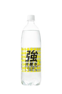 友桝飲料 強炭酸水レモン 1L×15本