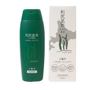 利尻昆布ヘアカラーシャンプー250ＭL(ブラック)