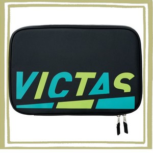 ヴィクタス(VICTAS) 卓球 プレイロゴラケットケース(PLAY LOGO RACKET CASE) ピーコックグリーン×ライムグリーン(4342) 672101