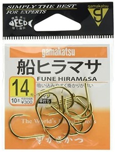 がまかつ(GAMAKATSU) 船ヒラマサ フック 金 14号 釣り針