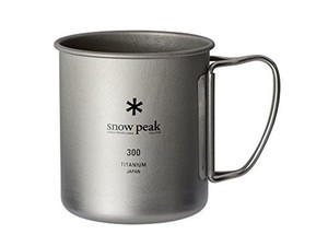 スノーピーク(SNOW PEAK) マグ・シェラカップ チタン シングルマグ 容量300ML MG-142