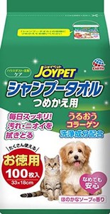 JOYPET(ジョイペット) シャンプータオル ペット用 詰替 100枚