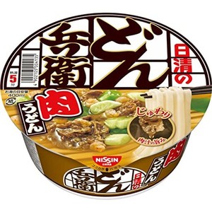 日清食品 日清のどん兵衛 肉うどん カップ麺 87G×12個