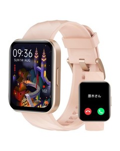 RUIMEN スマートウォッチ IPHONE アンドロイド対応 通話機能付き SMART WATCH 1.85インチ大画面 レディース 腕時計 100+種類運動モード 