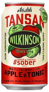 アサヒ飲料 ウィルキンソン タンサン #SOBER アップル&トニック 350ML×24本 [炭酸水] [微糖]