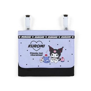 サンリオ ポケットポーチ クロミ クロミちゃん KUROMI 11×14×3CM ポケットポーチ キャラクター 989631 SANRIO