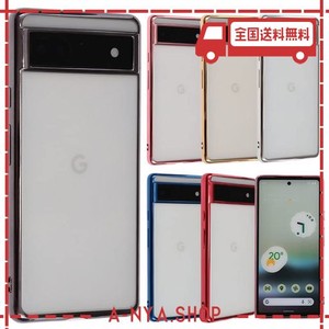 PIXEL 6A ケース TPU COLOR GOOGLE PIXEL6A ソフトケース 透明 カバー クリアケース スマホケース 薄型 保護 耐衝撃 ピクセル6A AU SOFTB