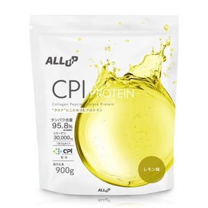 ALLUP CPIプロテイン CPI レモン風味 900G スポーツドリンク レモン ヨーグルト コラーゲン プロテイン コラーゲンペプチド コラーゲンパ