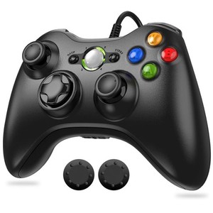 XBOX 360 コントローラー 【2024新改良】DIESTORD XBOX コントローラー PC USB ゲームパッド 有線ゲームパッド MICROSOFT XBOX SLIM 360 