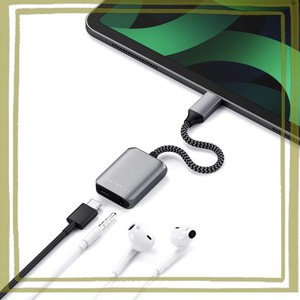 SATECHI USB-C ヘッドホン アダプタ PD 3.0 充電 3.5MM イヤホンジャック(IPAD MINI6/PRO/2020 AIR/M1/M2, GOOGLE PIXEL 3/XL/2, SURFACE