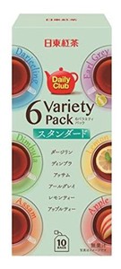 三井農林 日東紅茶 デイリークラブ6バラエティーパックスタンダード ×6箱 ティーバッグ