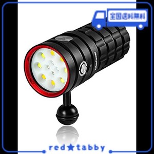 ダイビング懐中電灯、LETONPOWER TS プロ 13000LUMENS 水中 120 M ビデオ ライト、スキューバ ダイビング ライト、TYPE-C 充電でプロの屋