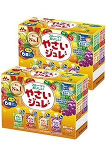 森永 フルーツでおいしいやさいジュレ アソート 70G×6個×2セット [ 1歳頃から 4種類 詰め合わせ ]