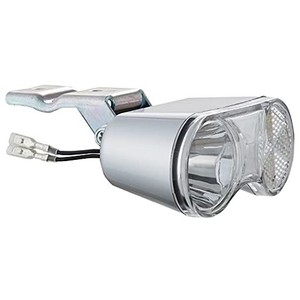 パナソニック(PANASONIC) LEDハブダイナモ専用ライト[NSKL146]シルバー バスケット下取付タイプ