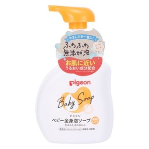 ピジョン PIGEON ベビー全身泡ソープ しっとり 500ML