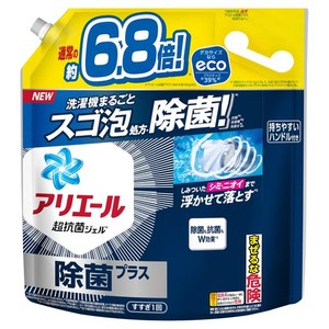 アリエール 洗濯洗剤 液体 除菌プラス 詰め替え 2.6KG 洗濯機まるごと除菌 [タテ・ドラム式OK]