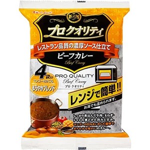 ハウス プロクオリティ ビーフカレー 4袋入り まろやかブレンド 680G