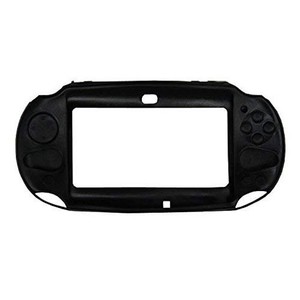 OSTENT ケースカバー 保護 シリコンソフト ポーチスキン SONY PS VITA PSV PCH-2000用 (BLACK)