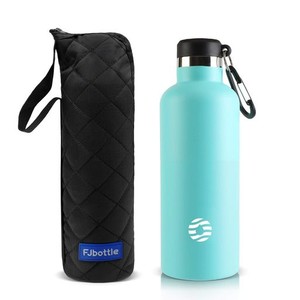 FJBOTTLE 水筒 750ML 真空断熱 保温 保冷 第2世代 スポーツボトル 直飲み ステンレスボトル スポーツ飲料対応 水筒カバー付き 男の子 女