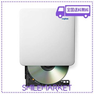 ロジテック 音楽CD取り込みドライブ WIFI 2.4GHZ対応 11N IOS/ANDROID対応 USB2.0 ホワイト LDR-PS24GWU3RWH