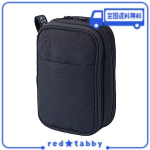 リヒトラブ CORDURA ツールポーチ ダブル ペンポーチ ブラック A7765-24